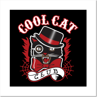 Cool Cat Club Posters and Art